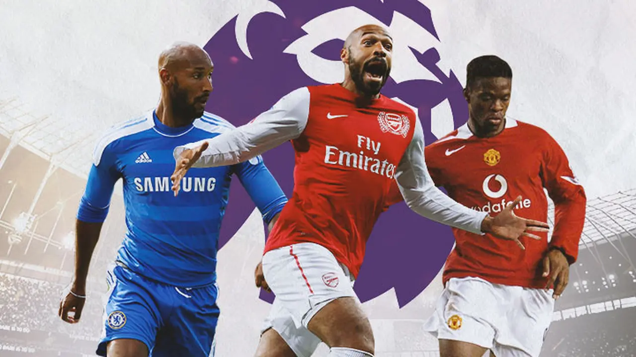 Premier League - Nicolas Anelka, Thierry Henry, Louis Saha
