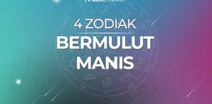4 Zodiak Bermulut Manis