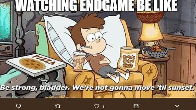 meme Avengers berdurasi 3 jam