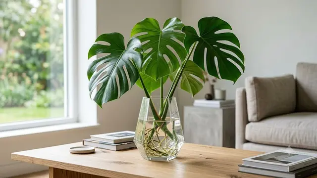 Monstera dalam Media Air