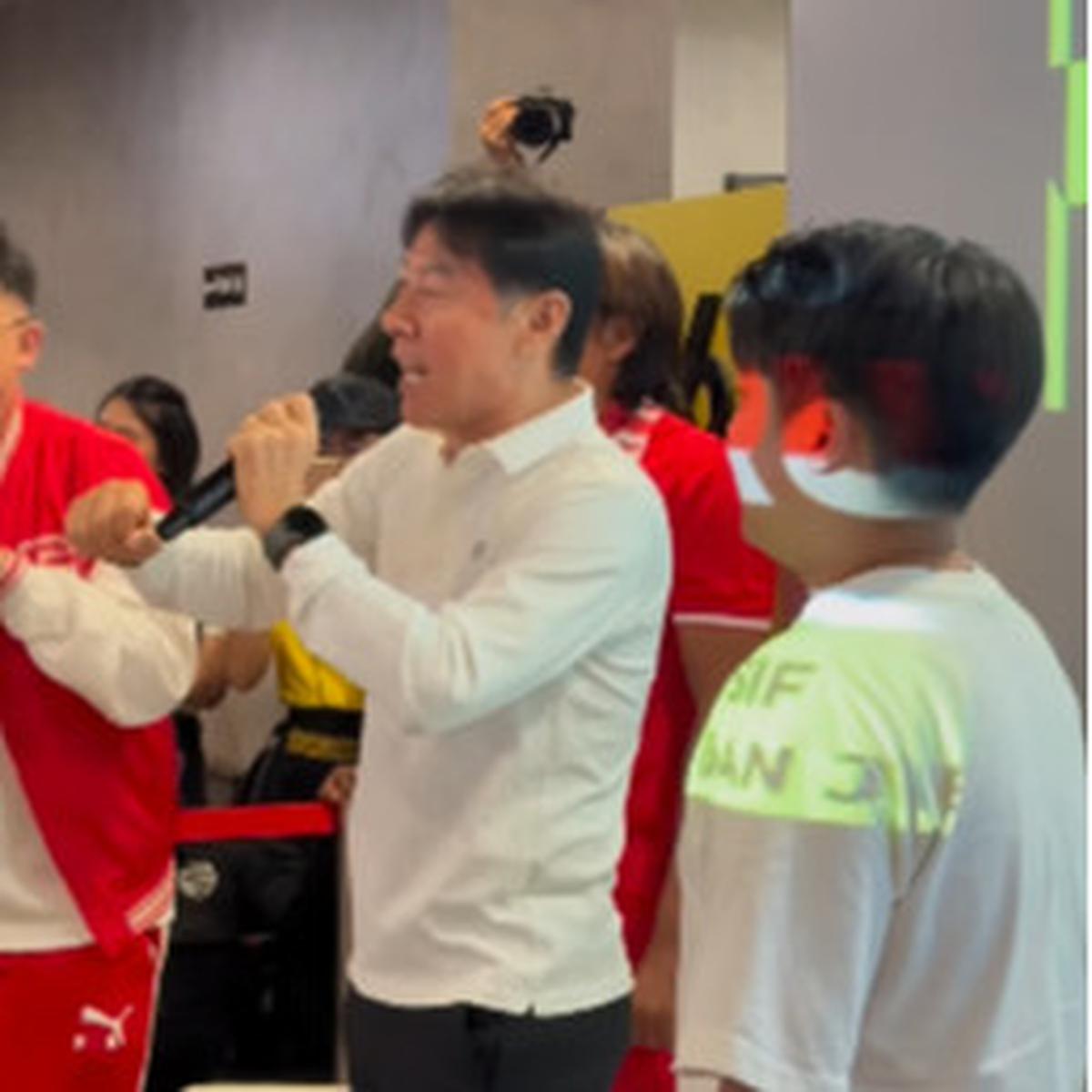 Momen Komjen Polisi Eks Ketum PSSI Nobar Timnas Vs Bahrain dengan Shin Tae Yong