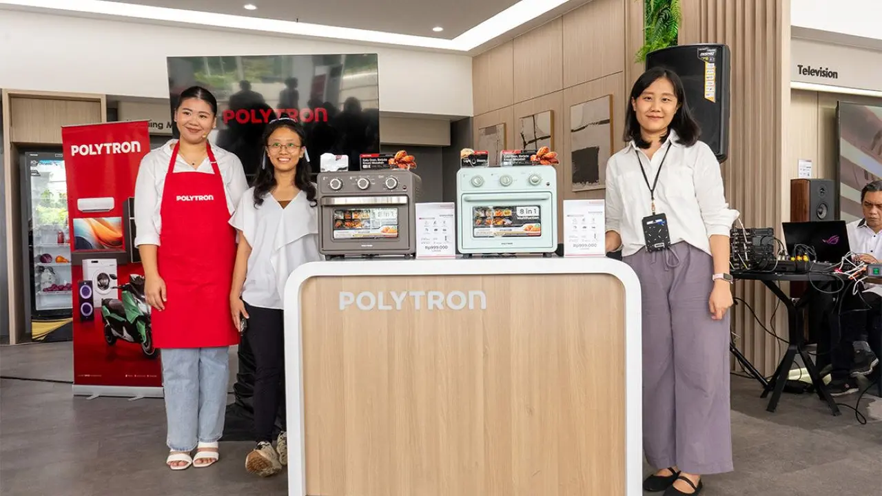 Tren Masak Sehat Kian Diminati, Polytron Hadirkan Air Fryer Oven KitchenMate untuk Solusi Praktis di Rumah