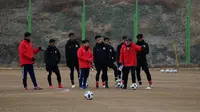 Timnas Indonesia U-19 digembleng Shin Tae-yong di Korea Selatan. (PSSI).