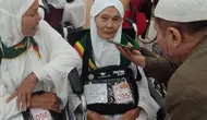 Jemaah calon haji Sumut embarkasi Medan 1445 Hijriah/2024 tertua berusia 95 tahun dari Kelompok Terbang (Kloter) I Kabupaten Asahan