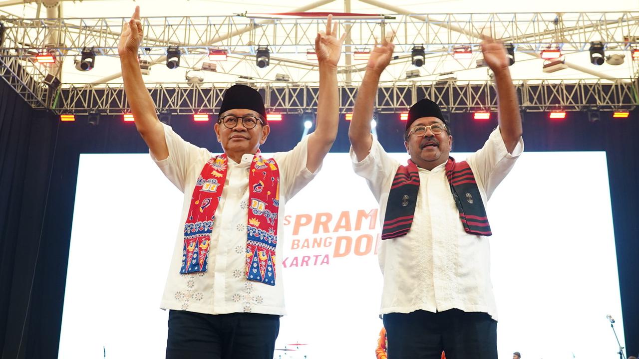Pramono soal Elektabilitas Salip Ridwan Kamil-Suswono: Saya dan Bang Doel Sudah On The Right Track