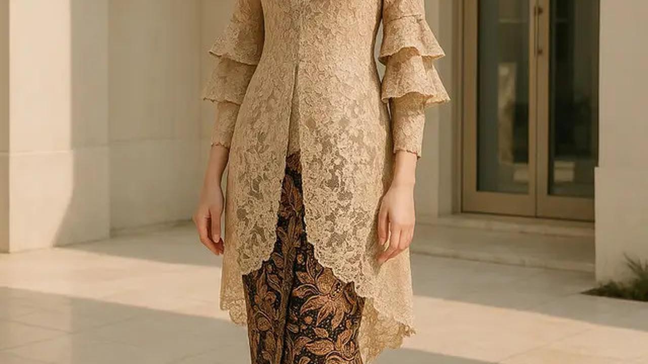 8 Model Brokat Panjang Bawahan Batik Terbaru 2025, Tren Elegan dan Modern