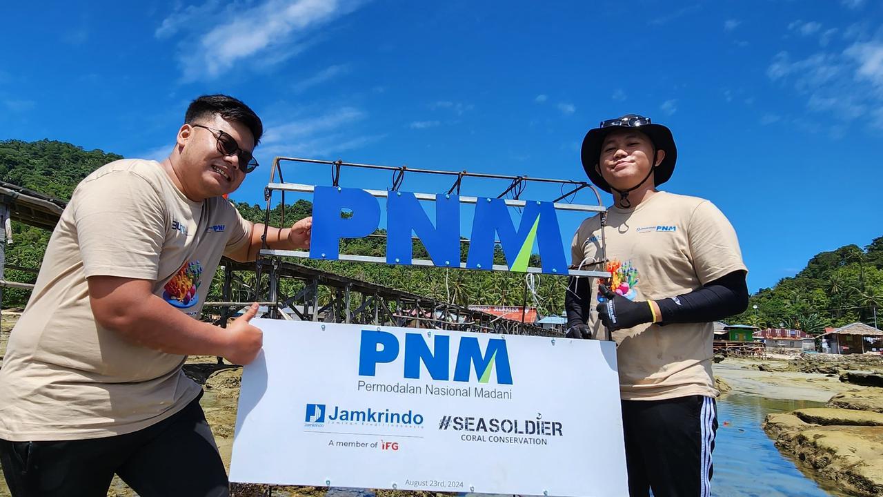 PNM Peduli Tanam Ribuan Pohon Mangrove dan Terumbu Karang di Kalimantan