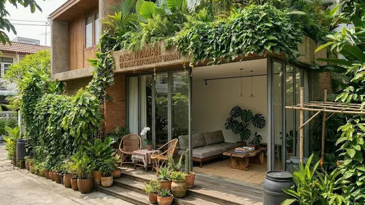 5 Contoh Rumah Tipe 21 dengan Rooftop Hijau yang Nyaman dan Estetis