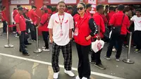 Perwakilan RedmE, Ramond Donny Adam mengatakan, pihaknya memamerkan atribut milenial PDI Perjuangan (PDIP) di puncak peringatan Bulan Bung Karno (BBK) yang dihelat di Stadion Gelora Bung Karno (GBK). (Foto: Istimewa).