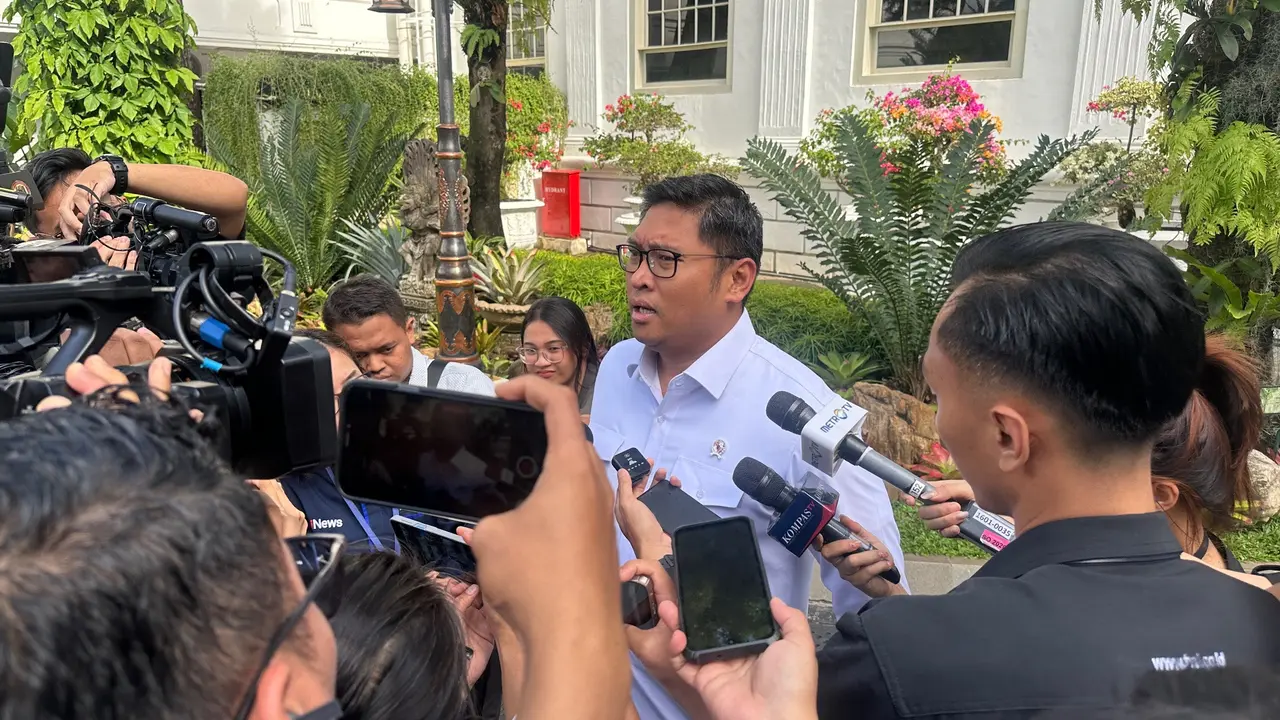 Wakil Menteri Pertanian (Wamentan) Sudaryono di Istana Negara, Jakarta, Rabu (12/3/2025) (Liputan6.com/Nanda Perdana Putra)