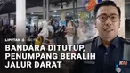 Gangguan penerbangan akibat sebaran abu vulkanik erupsi Gunung Anak Krakatau membuat masyarakat beralih menggunakan transportasi darat. Ribuan calon penumpang pesawat beralih ke moda transportasi bus dan kereta api.
