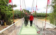 Pemkab Aceh Barat Apresiasi Gerak Cepat TNI dalam Rehab Jembatan Gantung Aceh Barat