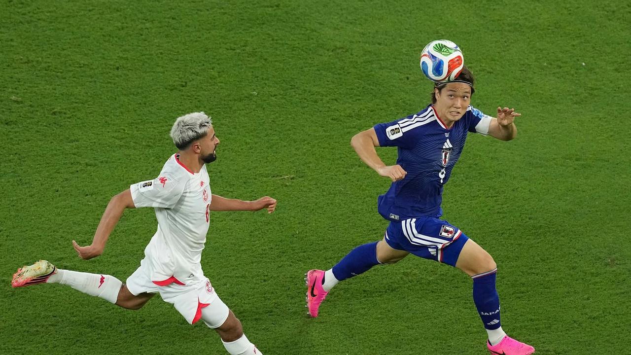 FOTO: Jepang Lolos ke 32 Besar Usai Hajar Tunisia