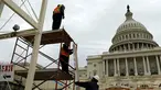 Suasana di depan U.S. Capitol, jelang pelantikan Presiden terpilih Donald Trump, Washington, Kamis (8/12). Donald Trump menjadi presiden terpilih AS usai mengalahkan Hillary Clinton di Pilpres AS. (REUTERS/Jonathan Ernst)