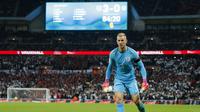 Joe Hart merasa Nyaman Timnas Inggris Dilatih Southgate. (AP Photo/Frank Augstein)