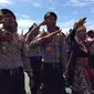 Polisi di Papua. (Liputan6.com / Katharina Janur)