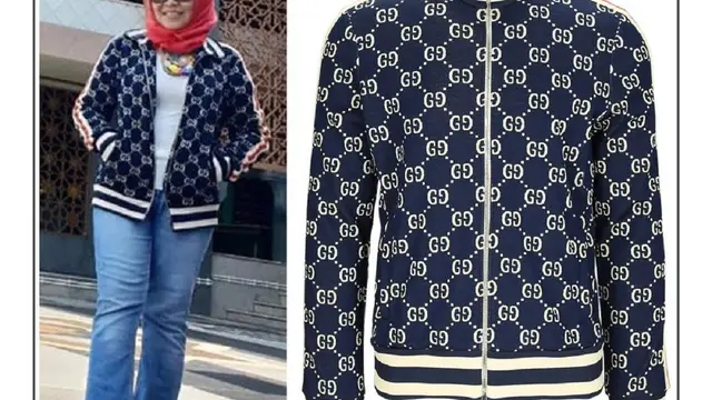 Fashion item Umi Kalsum, ibu Ayu Ting Ting