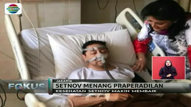 Kalahkan KPK di praperadilan, kondisi Setya Novanto kini membaik dan akan pulang dari rumah sakit?