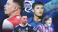 BRI Liga 1 - Pemain-pemain Terbaik BRI Liga 1 (Bola.com/Adreanus Titus)