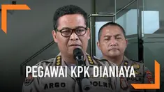 Polisi berhasil menemukan rekaman CCTV penganiayaan pegawai KPK.