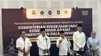 Menteri Koordinator Bidang Pemberdayaan Masyarakat (Menko PM) Muhaimin Iskandar di Kantor Kemenko PM di Jakarta, Selasa (14/10/2025). (Liputan6.com/Radityo)