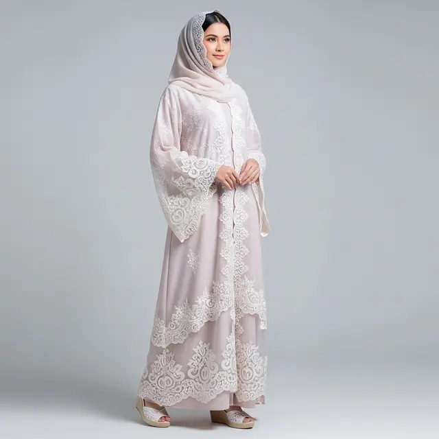 Model Gamis Abaya Arab yang Elegan/Ilustrasi Gemini AI