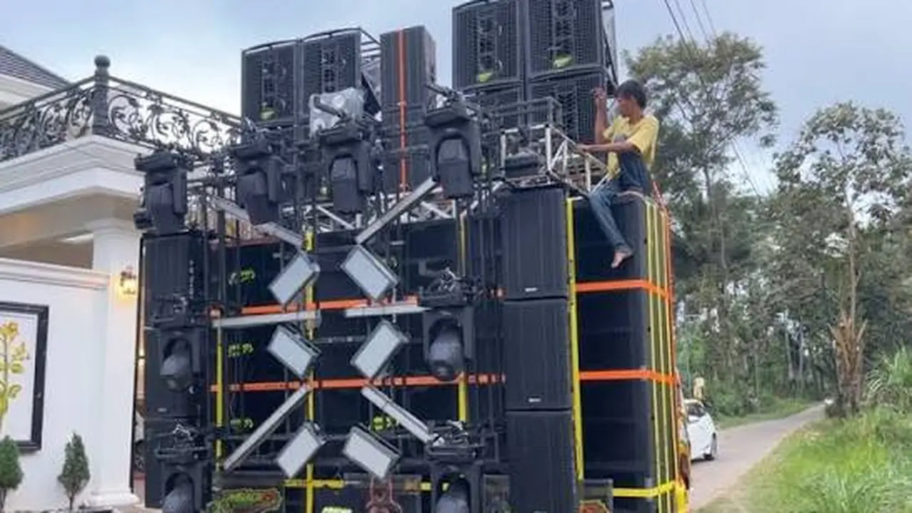 Ilustrasi  Sound Horeg di Banyuwangi