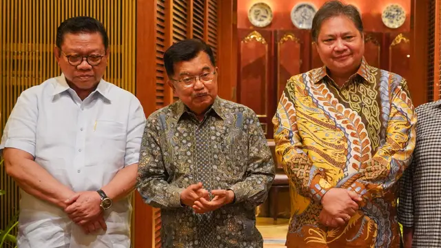 Berikan Dukungan yang Besar, JK Sebut Airlangga Jenderal Perang Golkar di Pemilu 2024