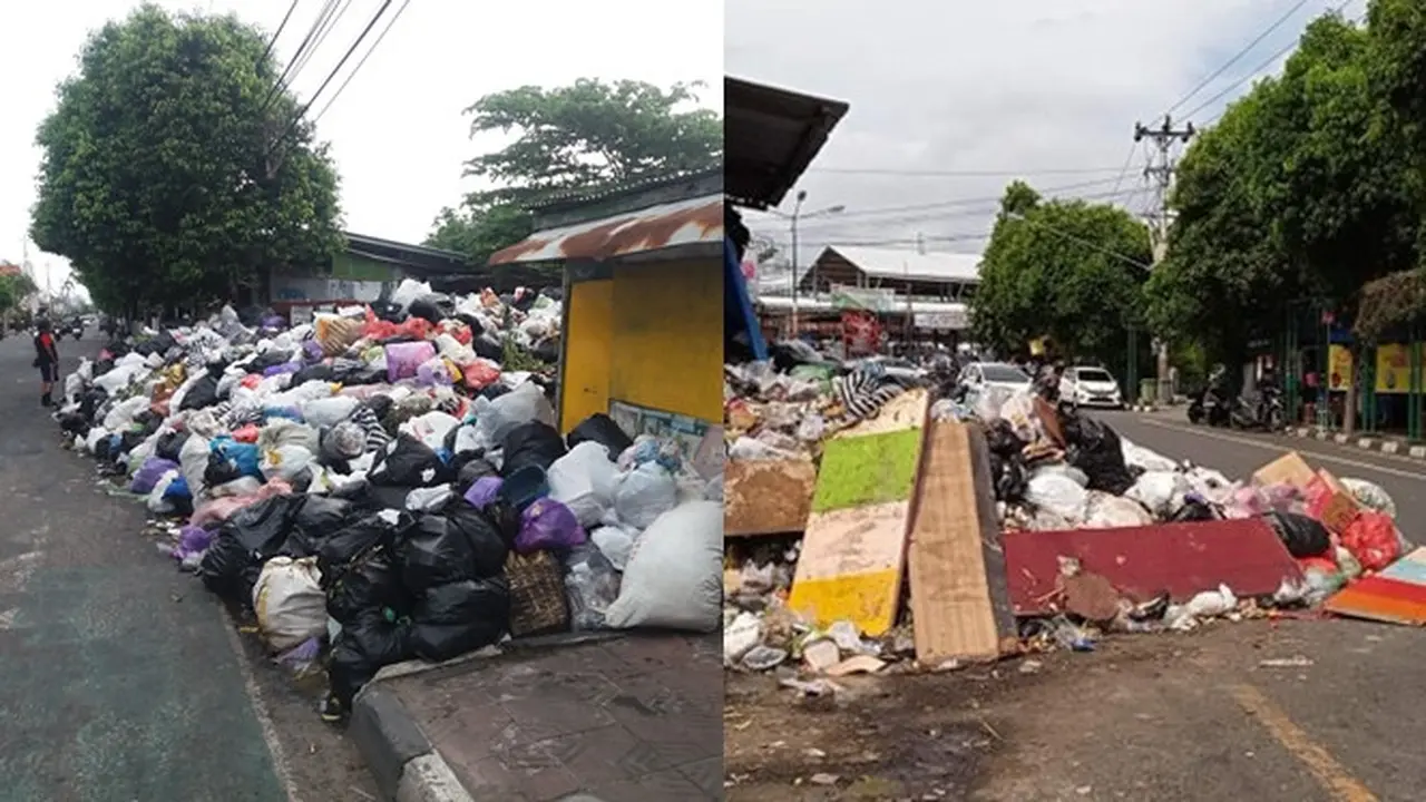 6 Potret Jalanan Jogja Penuh dengan Sampah, Bikin Risih Masyarakat