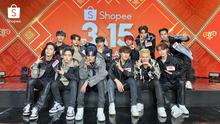 Penampilan Grup Boyband Korea TREASURE di panggung Hari Belanja Konsumen TV Show. (Foto:Dok.Shopee)