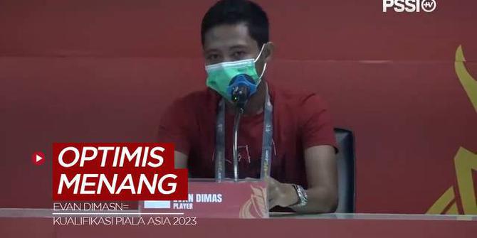 VIDEO: Evan Dimas Optimis Timnas Indonesia Mampu Atasi Chinese Taipei di Kualifikasi Piala Asia 2023