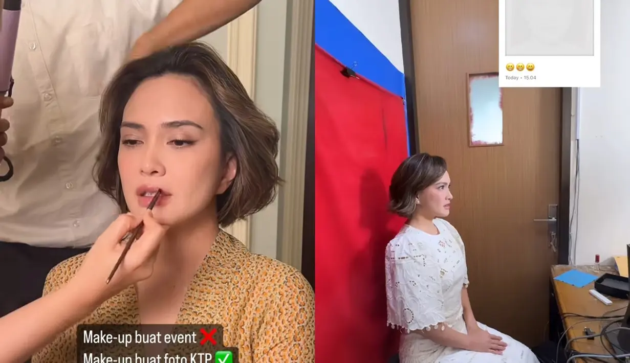 Potret Totalitas Shandy Aulia Makeup Demi Foto KTP (Sumber: Instagram/shandyaulia)