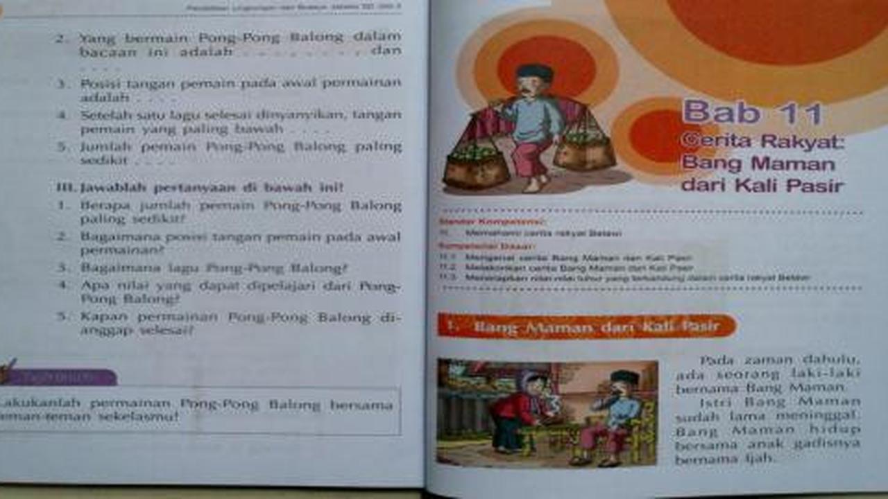 Versi Penerbit Erlangga, Bang Maman tanpa 'istri simpanan