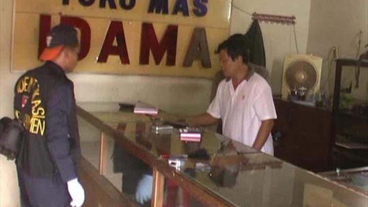 Perampok gasak 5 Kg emas di Kebumen