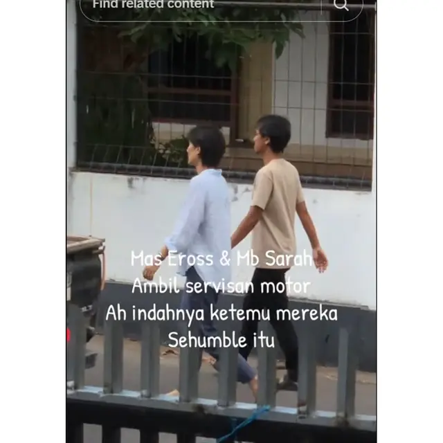 Viral Kesederhaan Eross SO7 dan Istri Jalan Kaki Ambil Servisan Motor, Ini 6 Momennya