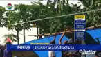 Layang-layang gapangan yang dimainkan oleh warga Jember, Jawa Timur ini berukuran raksasa yakni sekitar 10x10 meter. Butuh banyak persiapan dan puluhan orang untuk menerbangkan layang-layang gapangan ini.