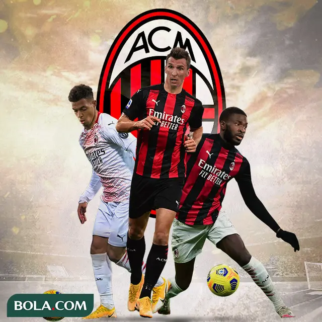 AC Milan - Donyell Malen, Mario Mandzukic, Fikayo Tomori