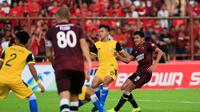 PSM Makassar menang 2-0 atas Bhayangkara pada leg kedua babak 8 Besar Piala Indonesia 2019 di Stadion Andi Mattalatta Matoangin, Jumat (3/5/2019). (Bola.com/Abdi Satria)