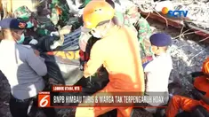 Data korban diperkirakan masih akan terus bertambah mengingat proses evakuasi terhadap korban yang diduga tertimbun reruntuhan bangunan masih berlangsung.
