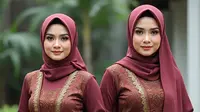 7 Model Rok Kebaya Modern Hijab 2025: Kombinasi Payet &amp; Bordir yang Anggun