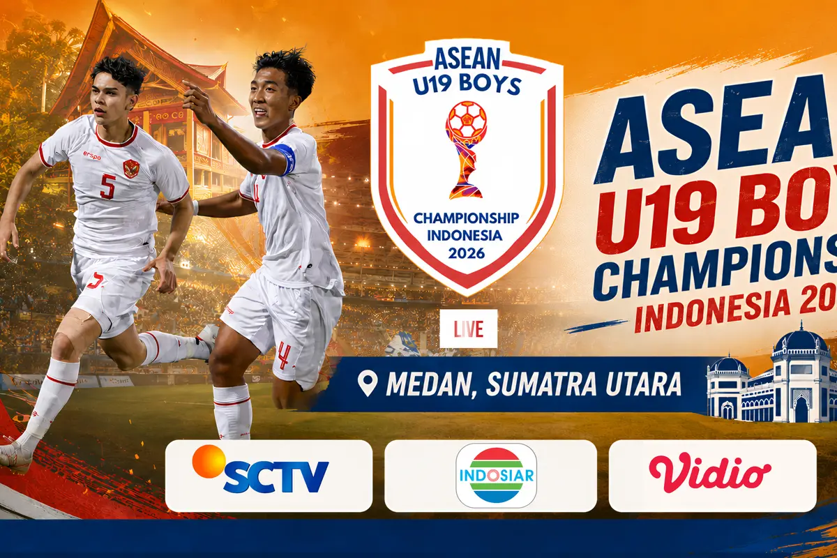 Timnas Indonesia U-19 di Piala AFF U-19 2026! Live di SCTV, Indosiar, dan Vidio