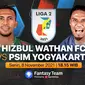 Liga 2 Senin, 8 November 2021 : Hizbul Wathan FC Vs PSIM Yogyakarta