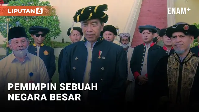 THUMBNAIL JOKOWI DAPAT GELAR ADAT DARI KESULTANAN TERNATE