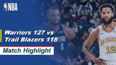Berita Video Highlights NBA 2019-2020, Golden State Warriors Vs Portland Trail Blazers 127-118