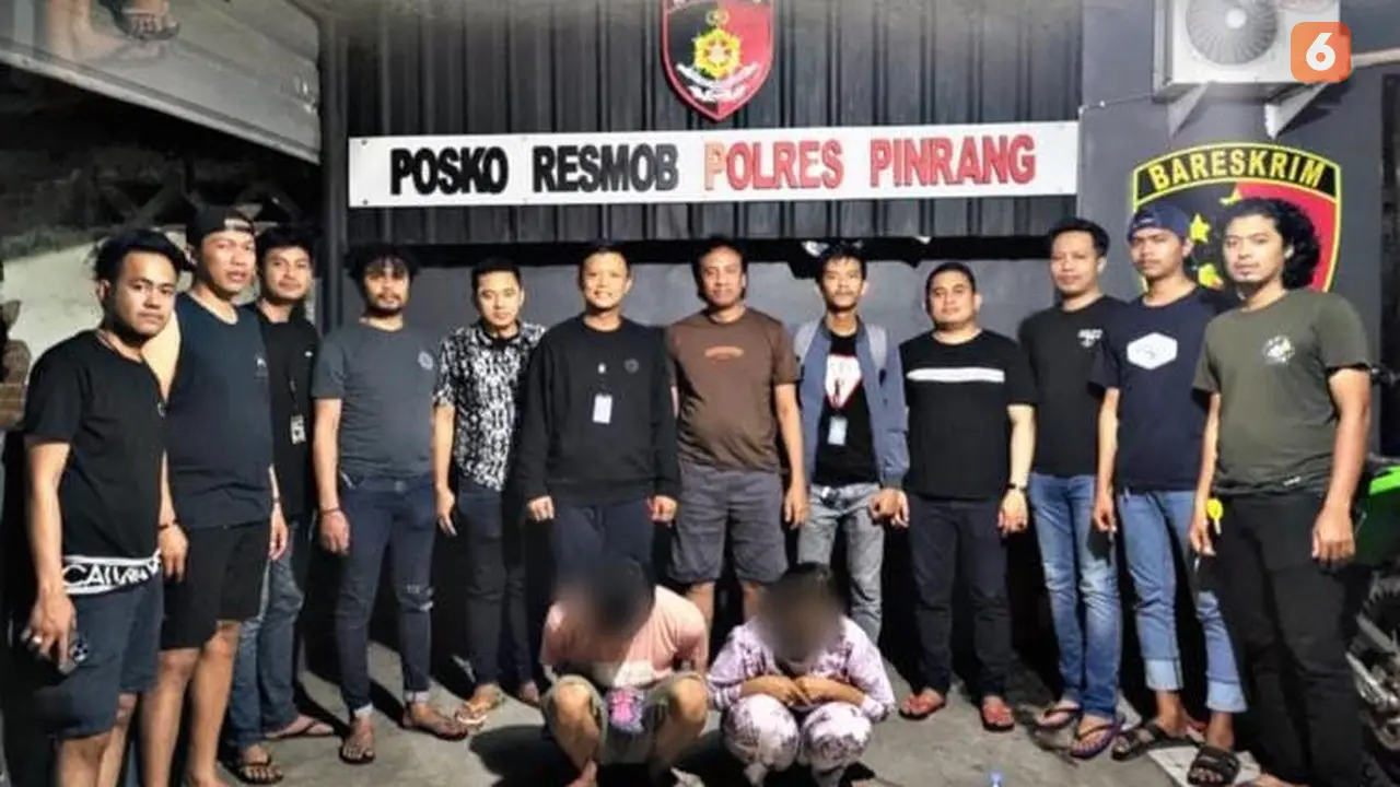 Polisi tangkap pasutri pelaku penipuan lowongan pekerjaan (Liputan6.com/Fauzan)