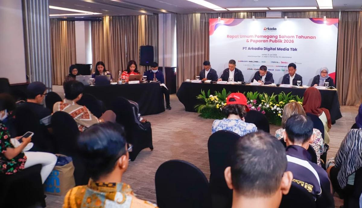 FOTO: Arkadia Digital Media Catat Kenaikan Laba Bersih Sepanjang 2025