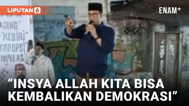 VIDEO: Anies Kunjungi Kampung Muka Ancol, Ajak Warga Perjuangkan Demokrasi