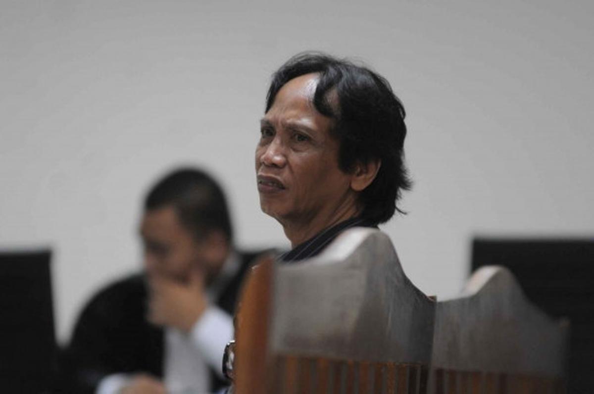 Mandra jalani sidang perdana kasus korupsi TVRI