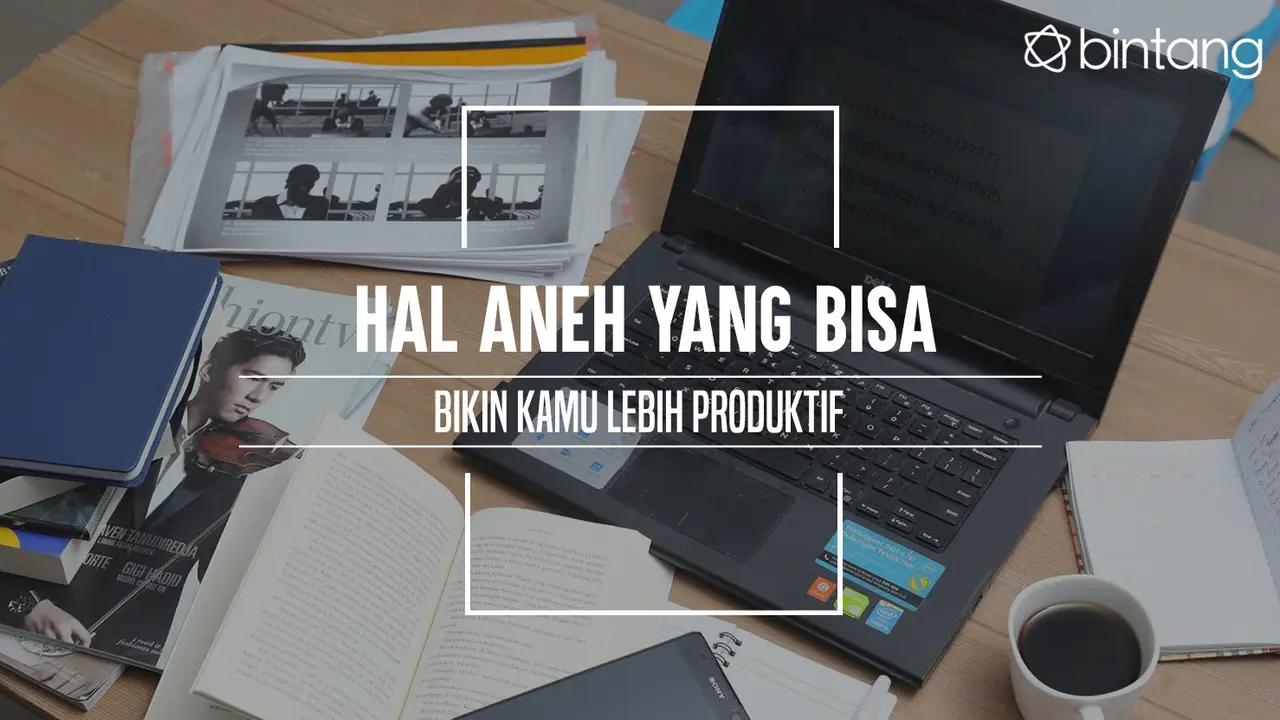 Hal aneh yang bisa bikin kamu produktif. (Foto: Adrian Putra, Digital Imaging: M. Iqbal Nurfajri/Bintang.com)