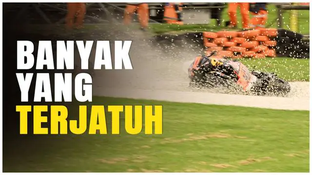 VIDEO: Ragam Aksi Sprint MotoGP Australia, Kemenangan Jorge Martin dan Jatuhnya Beberapa Pembalap